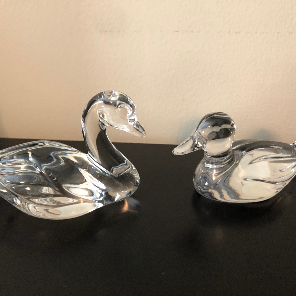 Princess House Crystal Ducks